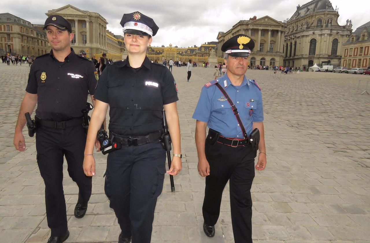 Versailles la police prend l’accent européen Le Parisien