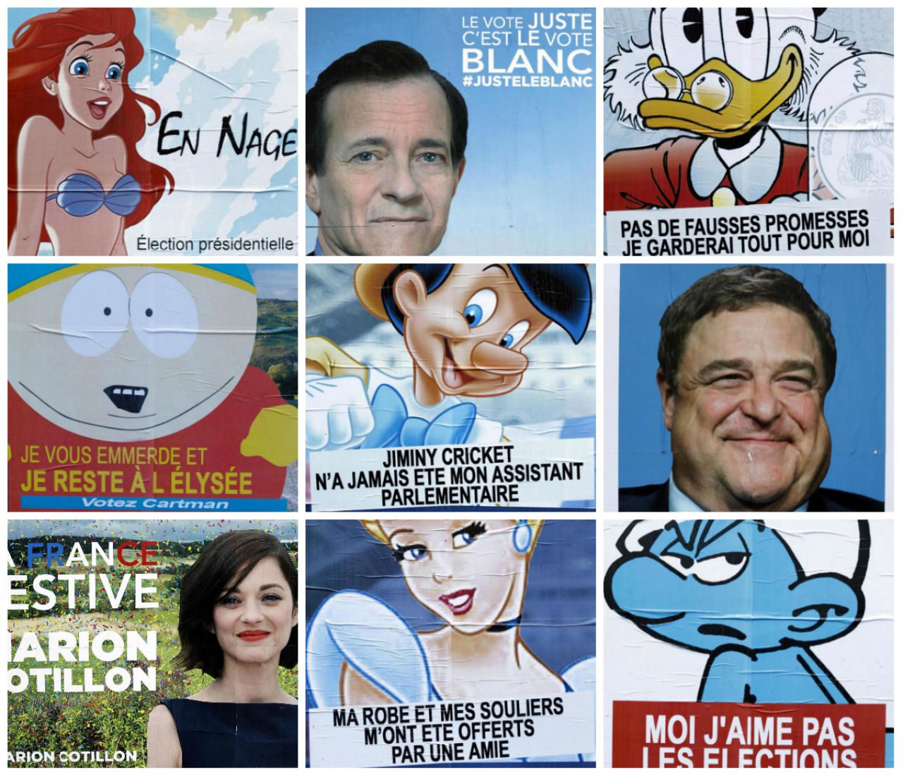 EN IMAGES. De drôles d’affiches s’invitent dans la campagne