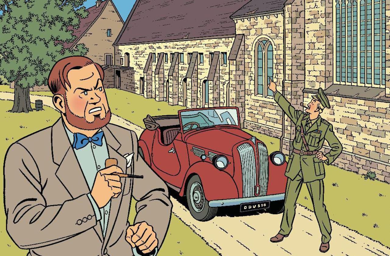 Bande dessinée Blake et Mortimer s’exposent à l’abbaye de l’Epau Le Parisien