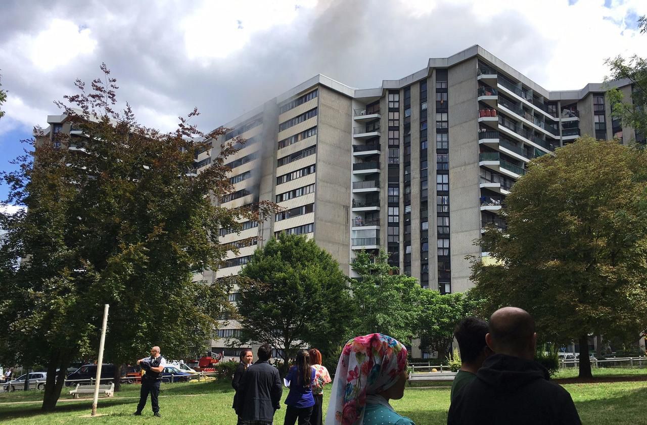 Essonne un violent incendie ravage une tour de Grigny 2 Le Parisien