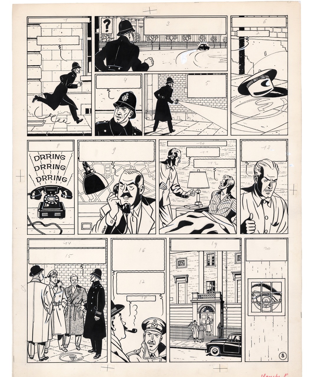 Plaque Métal Décorative Blake Et Mortimer – 30 X 20 Cm – NEUVE