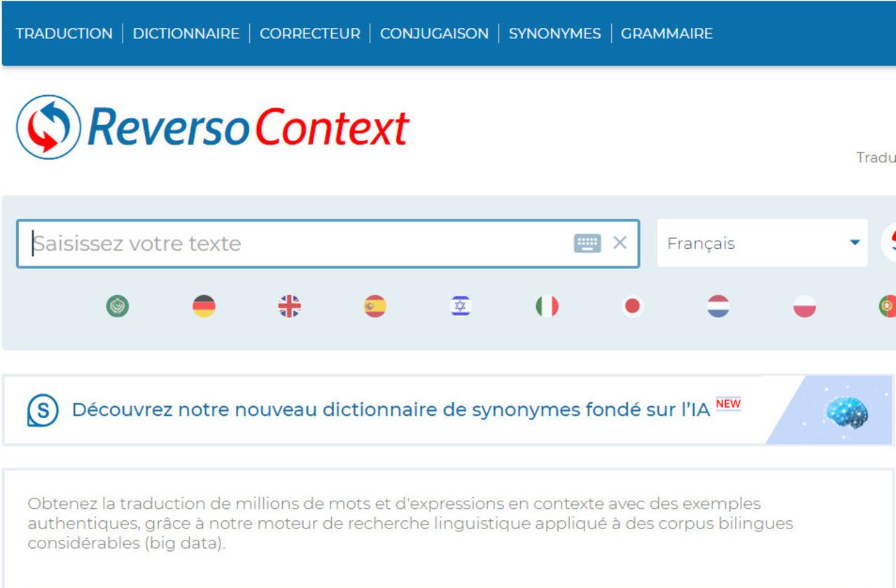 Reverso Traduction Traducteur Traduction De Texte Image Par IA Reverso Traduction Traducteur Traduction De Texte Image Par IA
