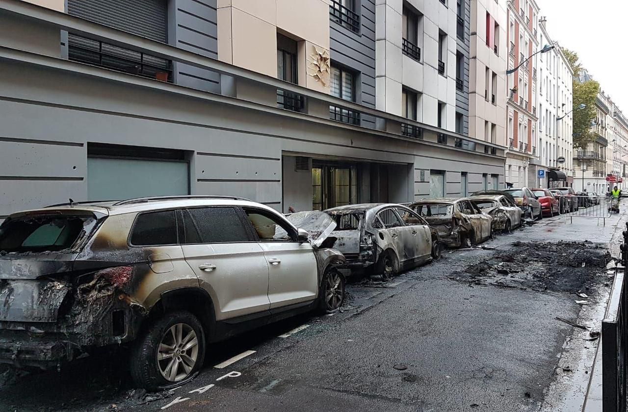 Hauts-de-Seine : la BMW s'embrase en roulant à Clichy, six autres voitures prennent feu - Le Parisien