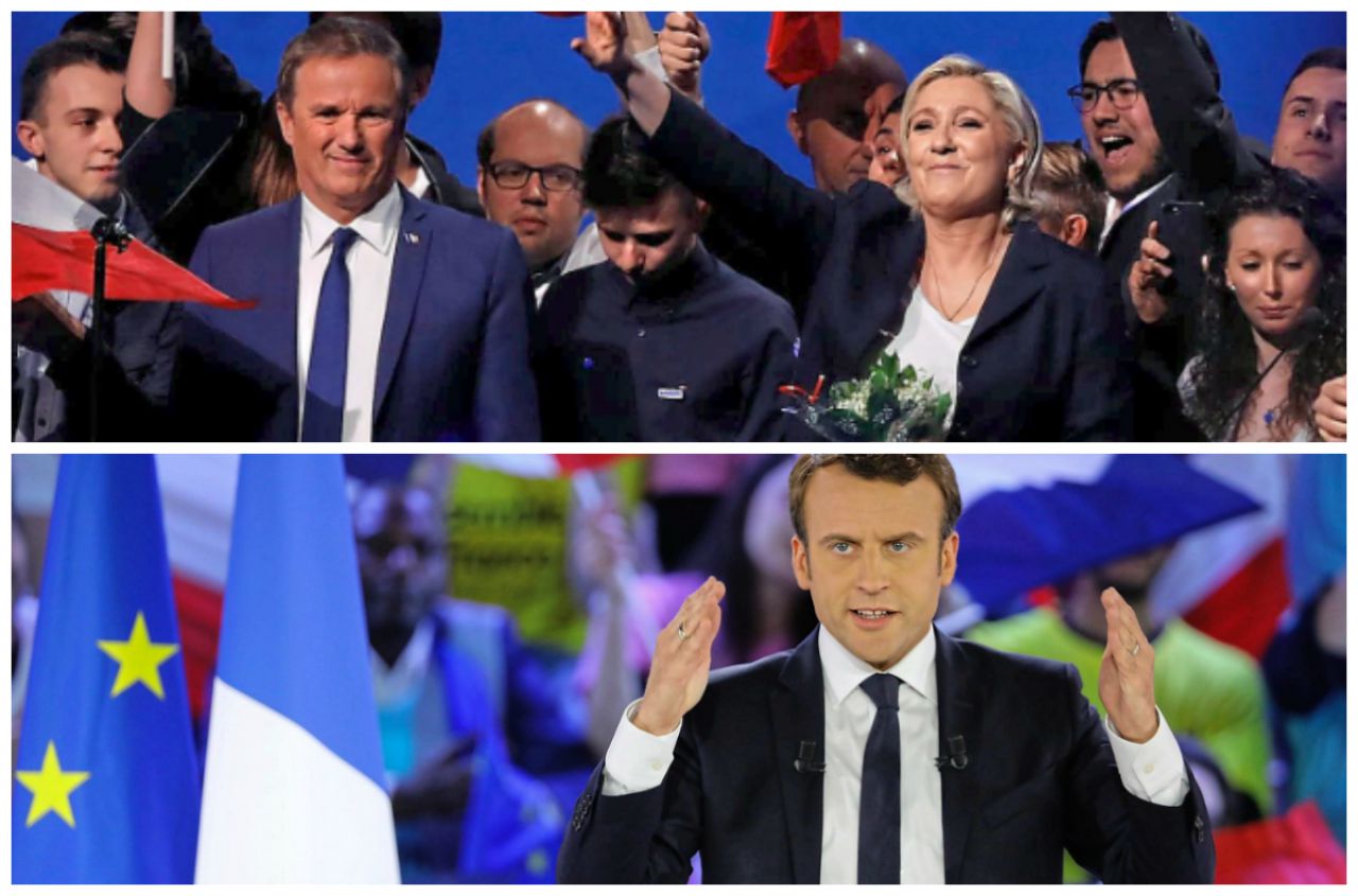 Debat Macron Et Le Pen Qui A Gagné Présidentielle : Macron - Le Pen, le match des meetings du 1er mai - Le