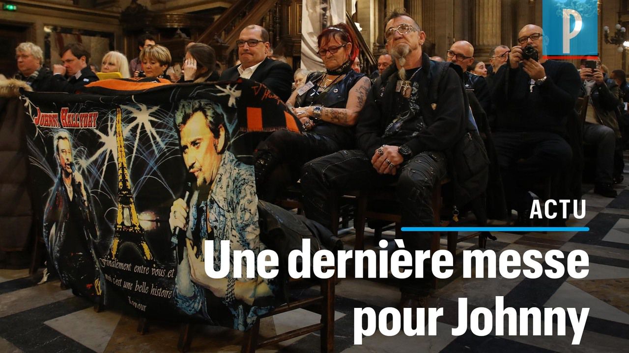 Johnny Hallyday la dernière messe mensuelle à la Madeleine Le Parisien