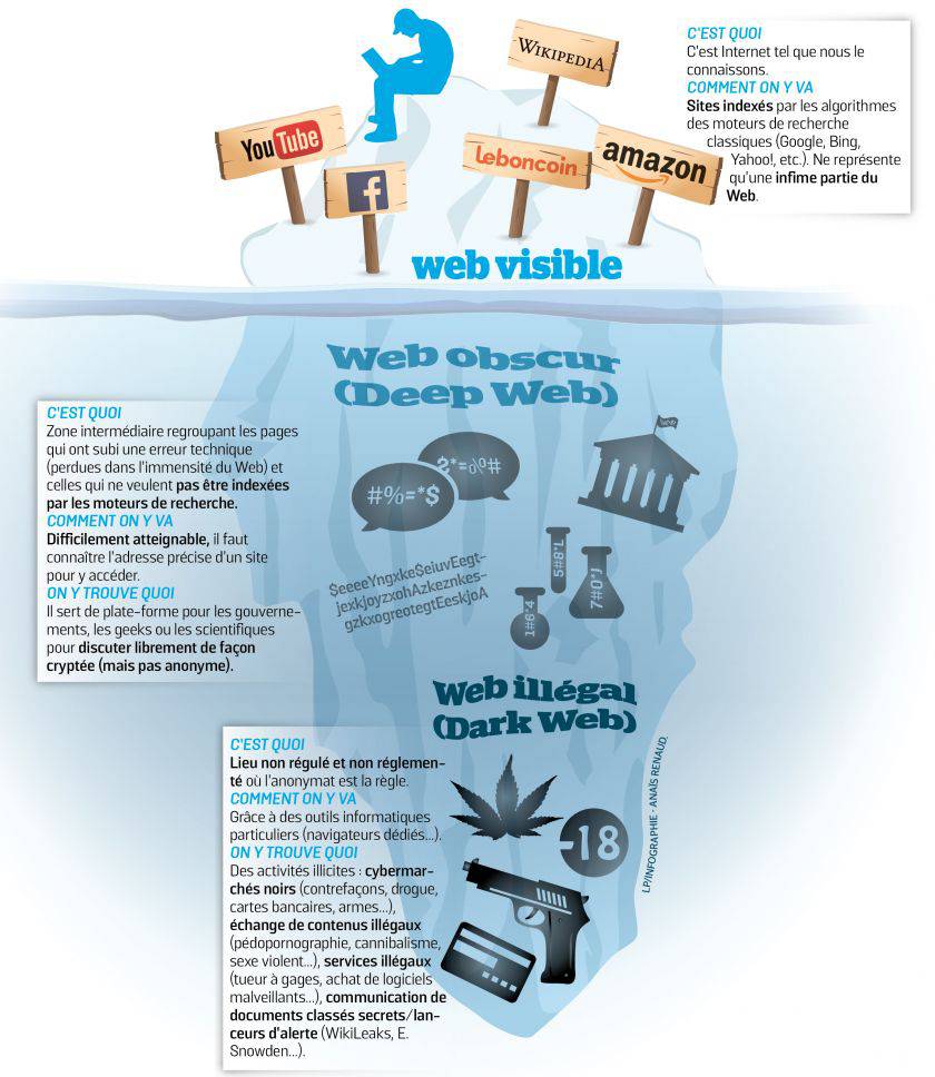 Darknet : « On trouve de tout, cannabis, cocaïne, armes à feu » - Le  Parisien