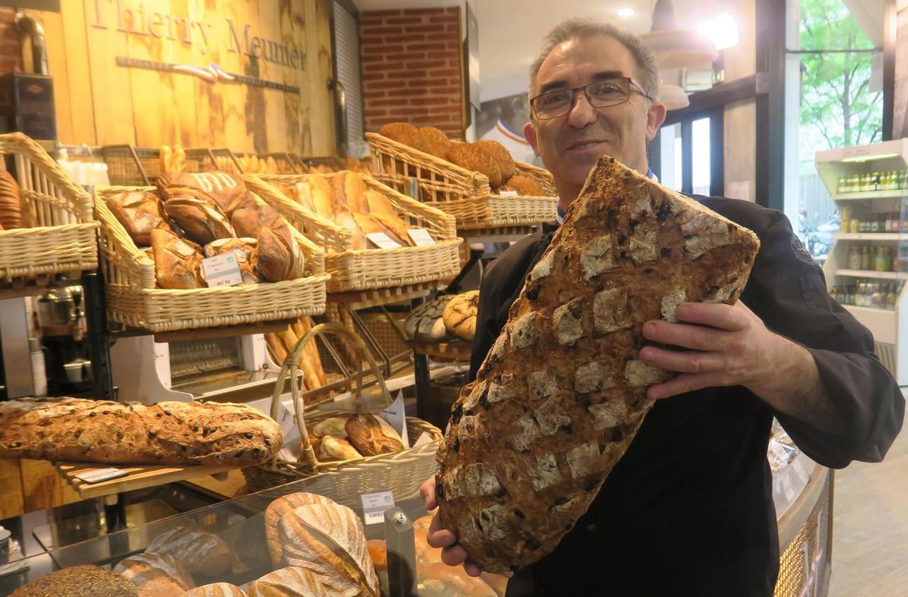 Artisan boulanger Thierry Meunier 絶版 Thierry Meunier, crème des boulangers, comme au village à Boulogne